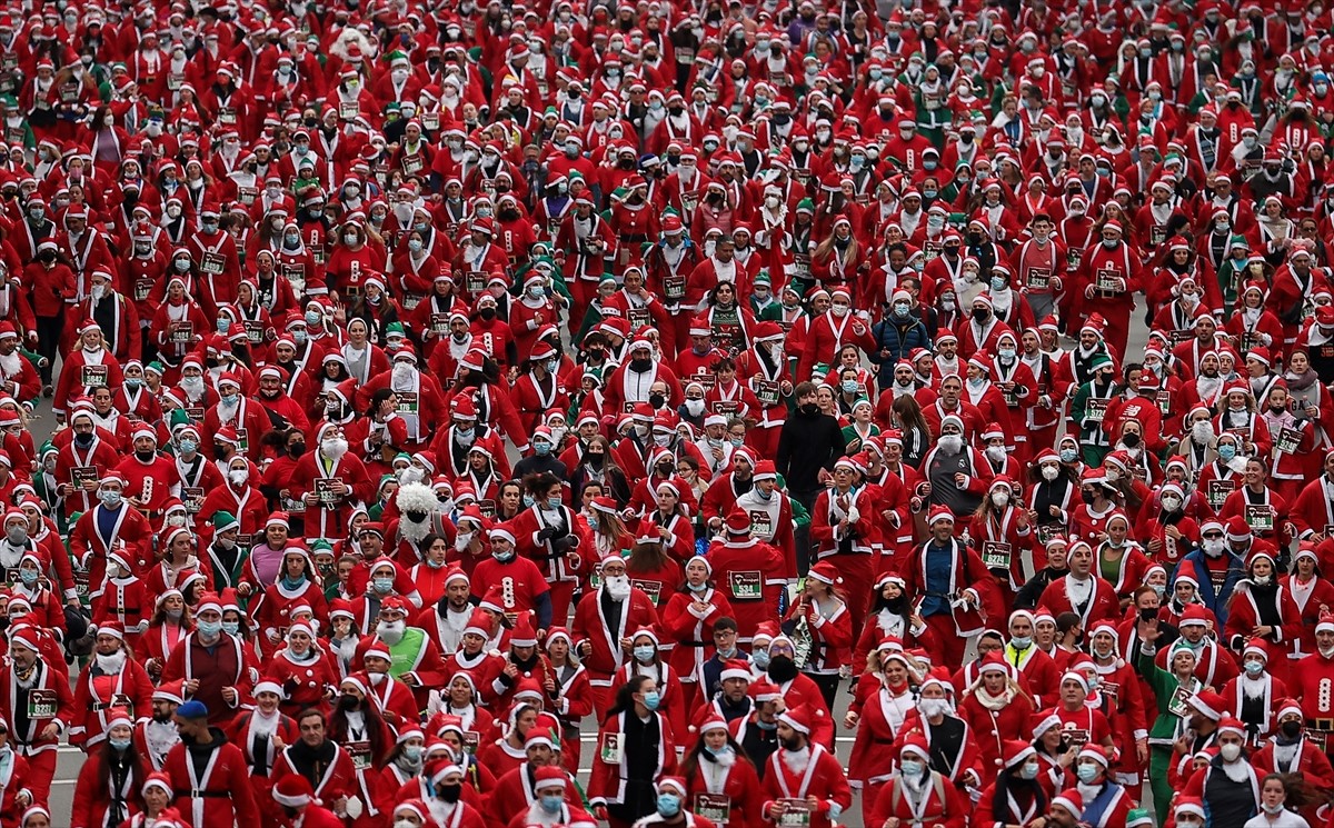 Hiljade učesnika na trci Djeda Mrazeva u Madridu