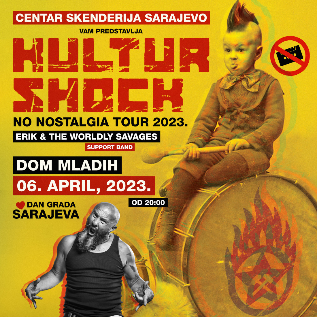 Veliko interesovanje za koncert Kultur Shocka u Domu mladih