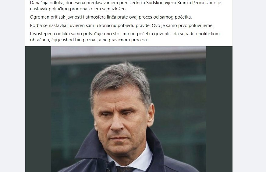 Novalić: Borba se nastavlja i uvjeren sam u konačnu pobjedu pravde