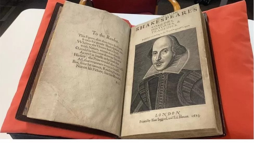 Izloženo prvo izdanje Shakespeareovog teksta iz 1623. godine