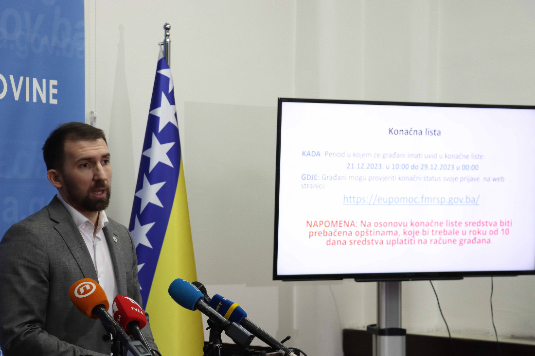 Penzionerima 364 KM EU pomoći, ostalim kategorijama 579 KM