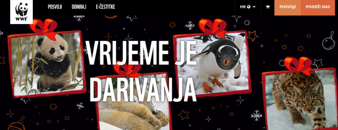 WWF: Poklon za praznike može biti i simbolično usvajanje ugrožene životinje