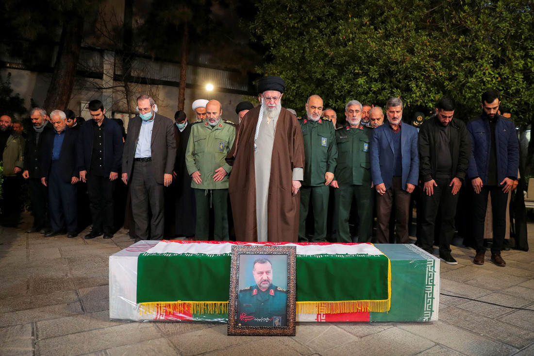 Hiljade na sahrani ubijenog komandanta Revolucionarne garde