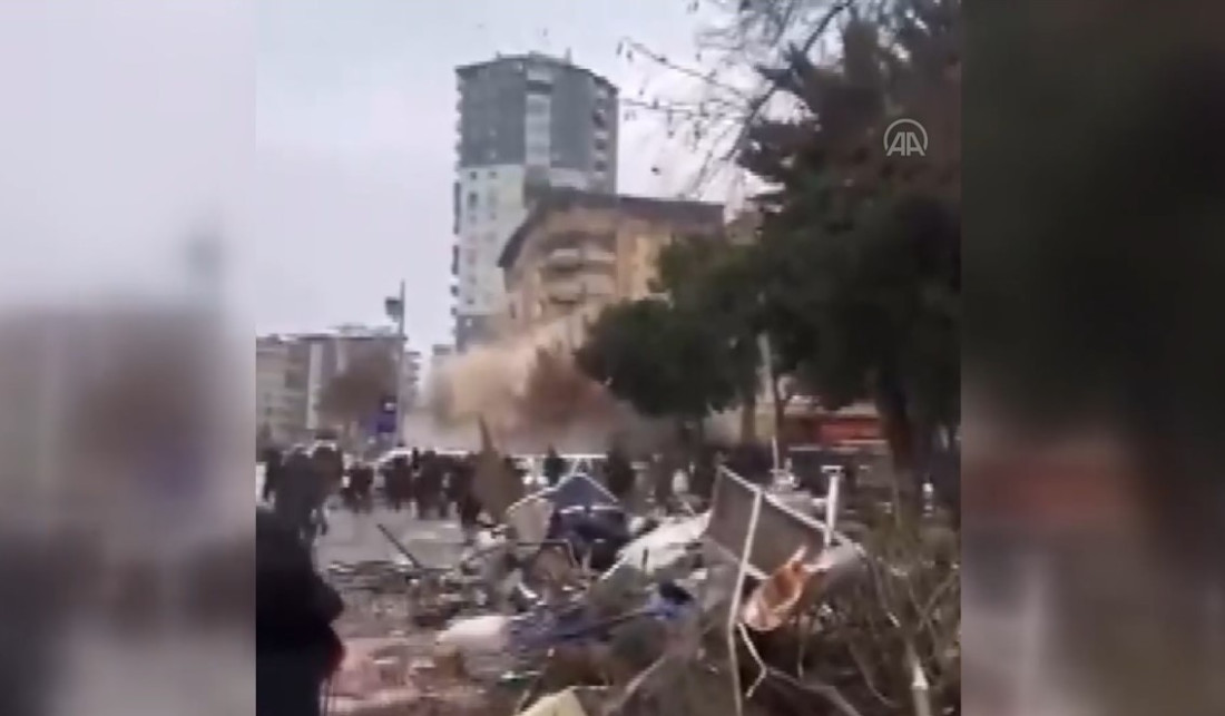 Kamere zabilježile urušavanje zgrade u Gaziantepu