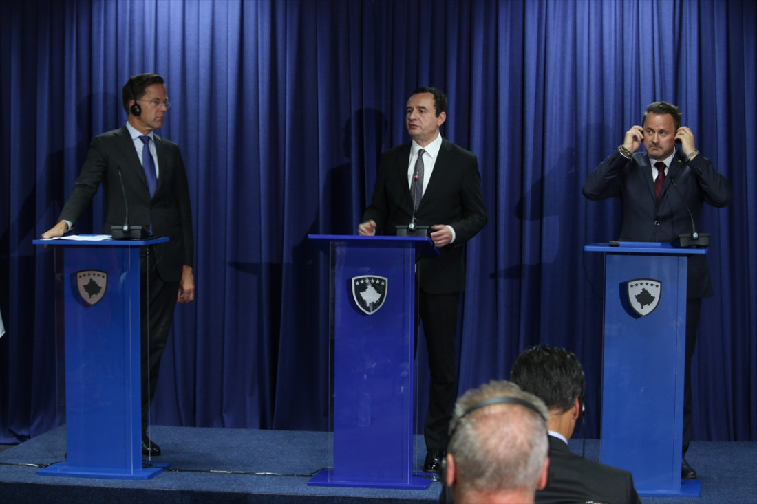 Rutte i Bettel izrazili zabrinutost zbog tenzija na sjeveru Kosova