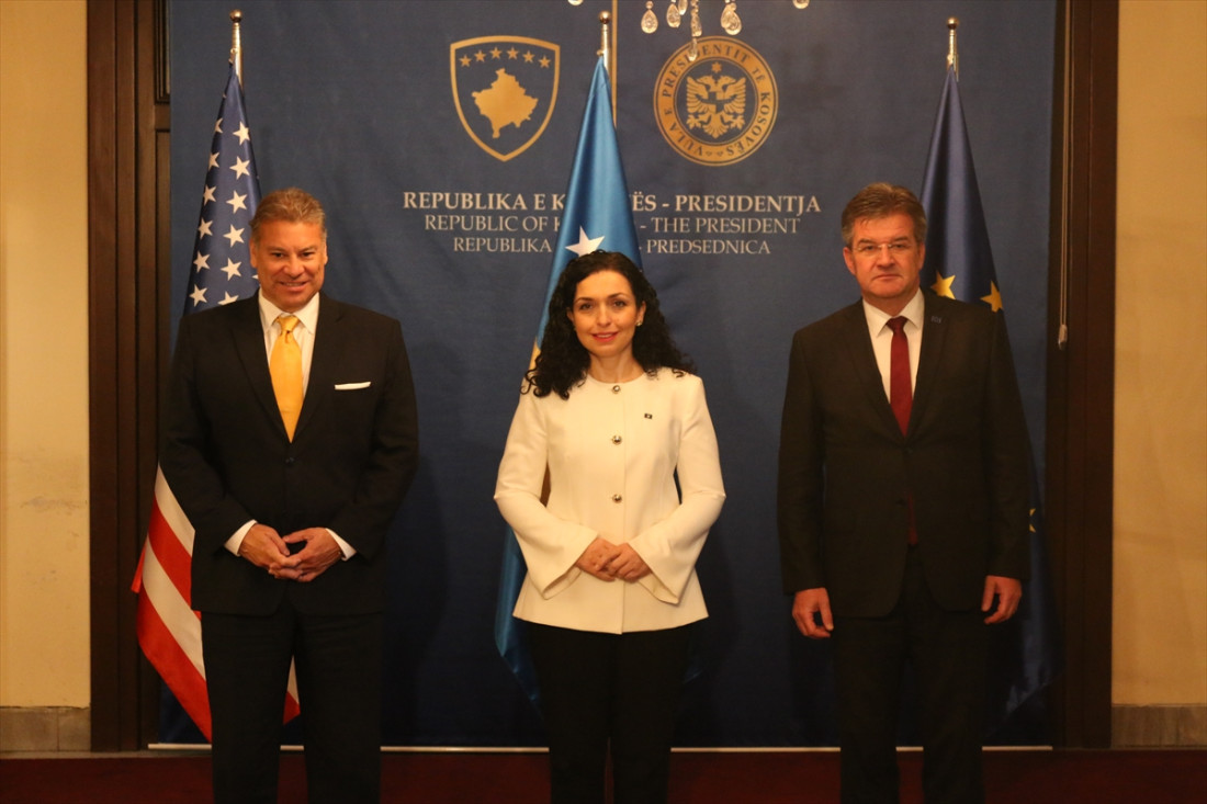 Predsjednica Osmani se sastala sa Escobarom i Lajčakom