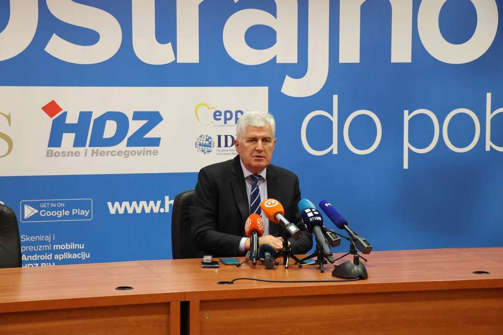 Čović: Evidentno je da netko želi destabilizirati procese u BiH