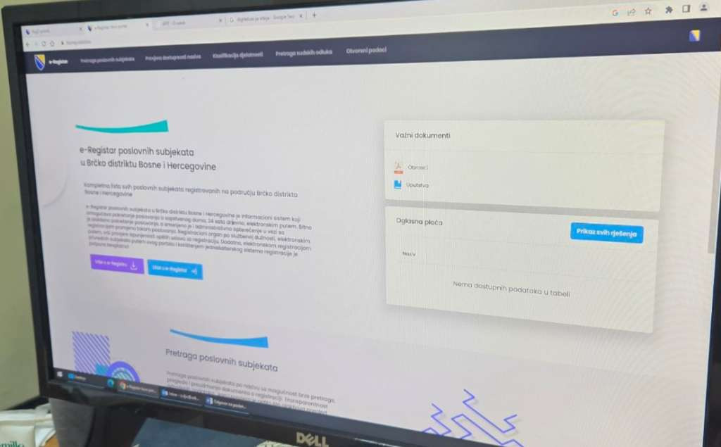 Elektronski sistem registracije poslovnih subjekata uveden je u Osnovnom sudu Brčko distrikta BiH