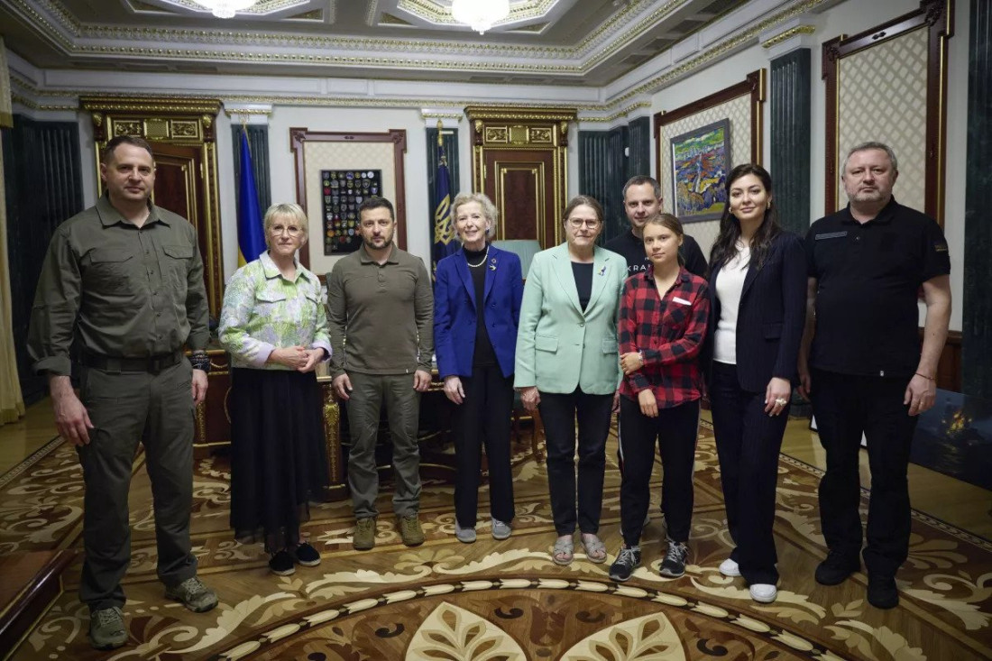 Zelensky sa Gretom Thunberg o pogubnom uticaju rata po životnu sredinu