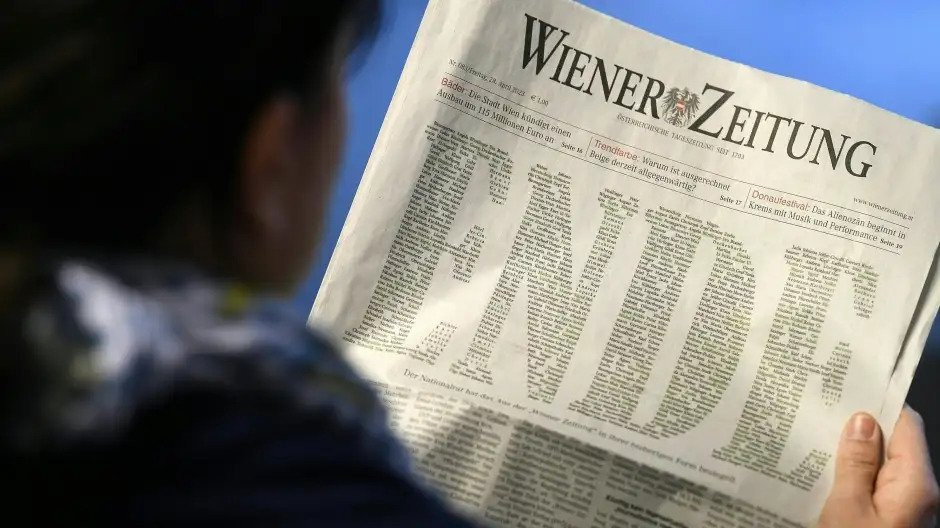 Prestao da izlazi najstariji štampani dnevnik na svijetu - Wiener Zeitung
