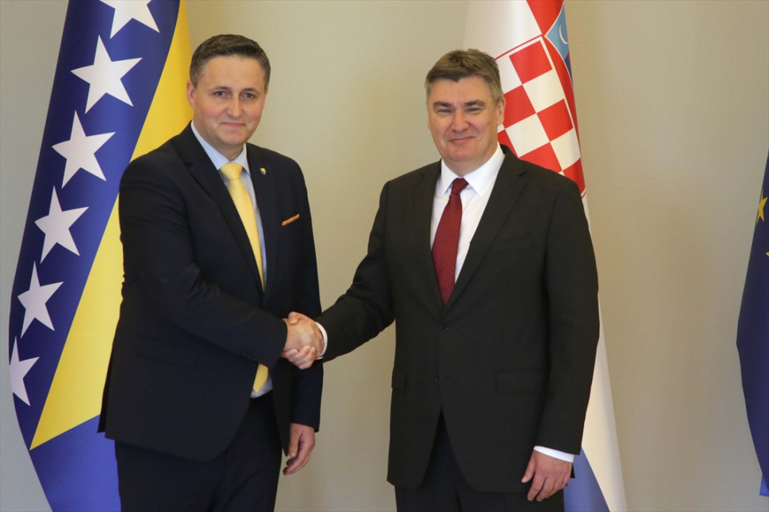 Milanović i Bećirović: Rješavati otvorena pitanja između Hrvatske i BiH