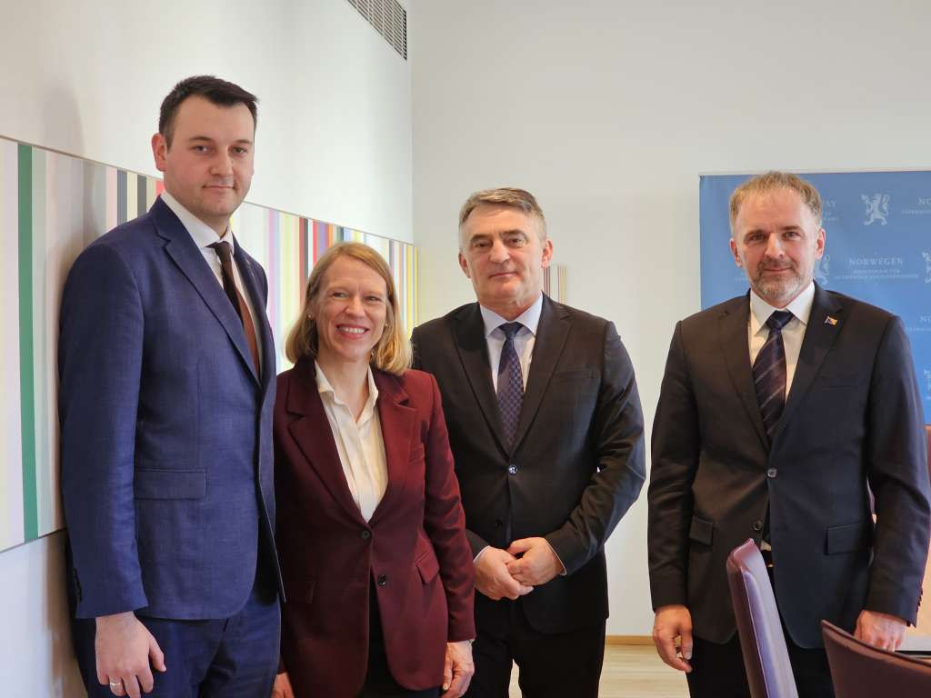 Komšić u Oslu s ministricom vanjskih poslova Kraljevine Norveške o situaciji u BiH i regiji