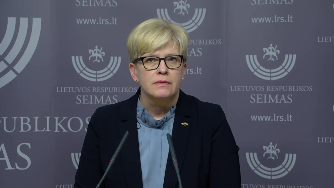 Litvanska premijerka Šimonyte: Rusija neće stati dok ne bude poražena