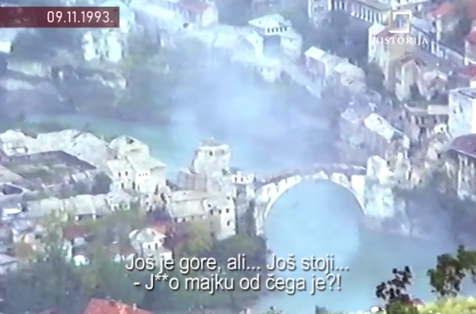 'Vidjet ćemo koliko će dugo': Objavljen novi snimak HVO-ovog rušenja Starog