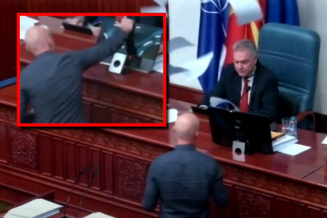 Na sjednici Sobranja napadnut potpredsjednik Mišovski