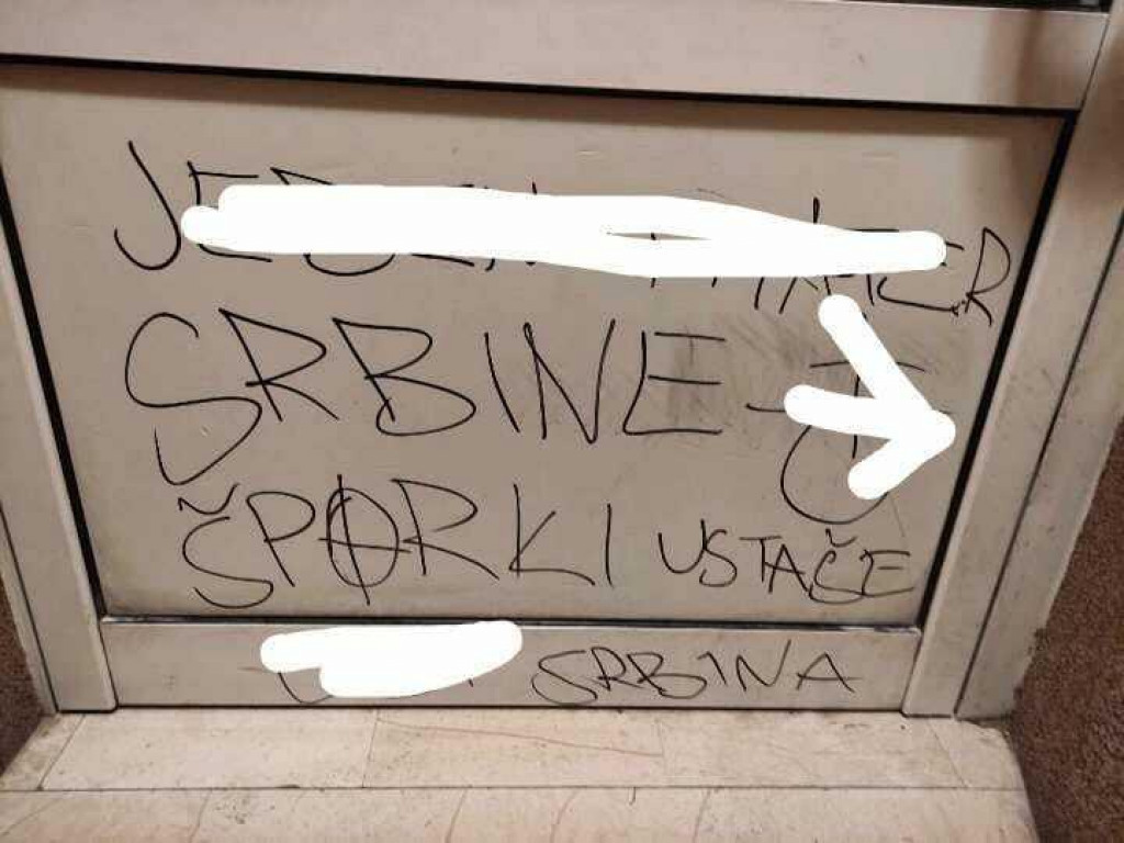 Mediji: Stanari sami uklonili antisrpski grafit u Splitu