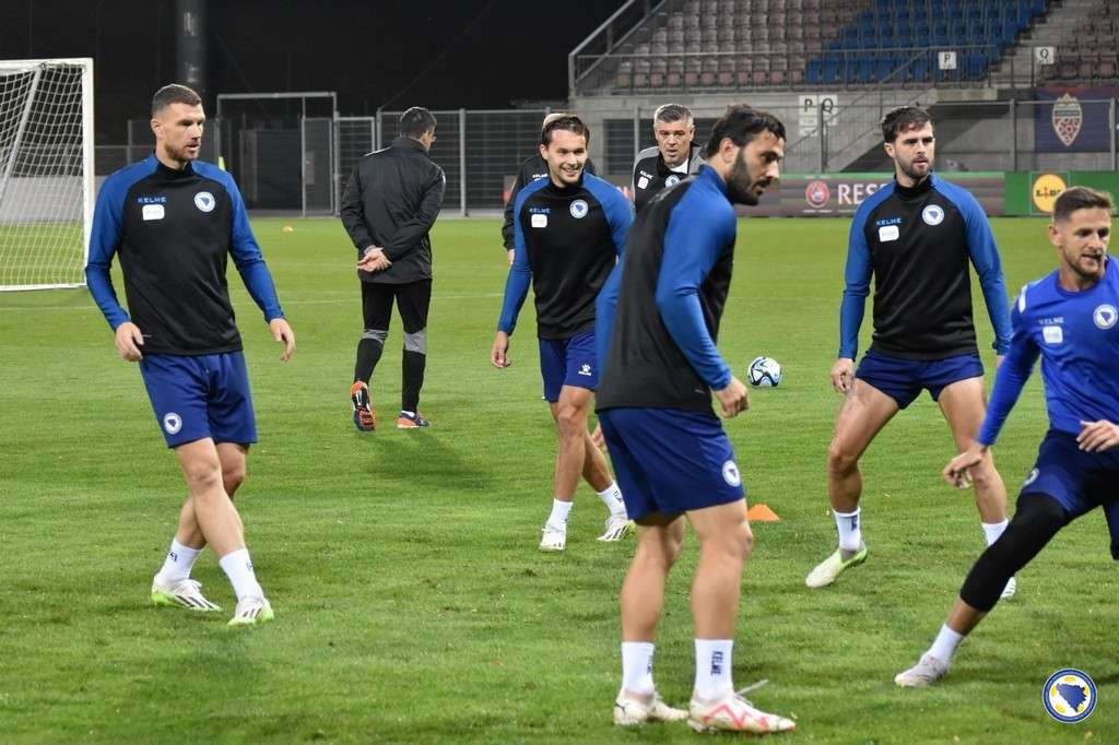 Nogometaši BiH večeras protiv Lihtenštajna