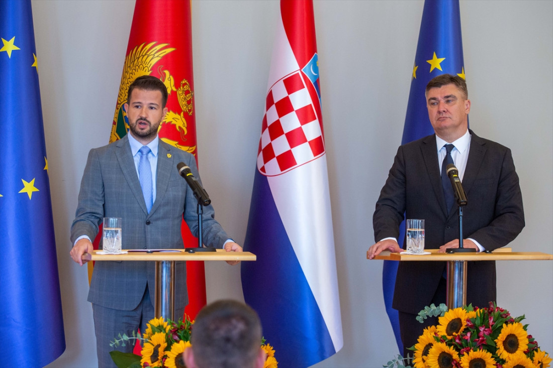 Milatović želi ubrzanje evropskog puta Crne Gore, Milanović mu dao podršku