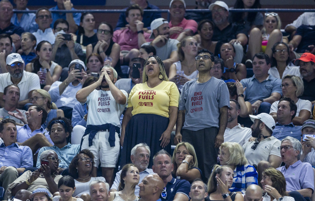 Ekološki aktivisti prekinuli meč Gauff i Muchove