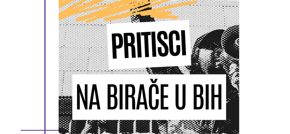 Istraživanje o pritiscima na birače: 40% ispitanika doživjelo neki oblik političkog pritiska