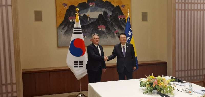 Komšić i Yoon Suk Yeol: J. Koreja planira otvoriti ambasadu u Sarajevu