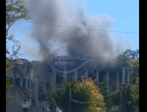 Rusija tvrdi da je Ukrajina pogodila štab Crnomorske flote na Krimu