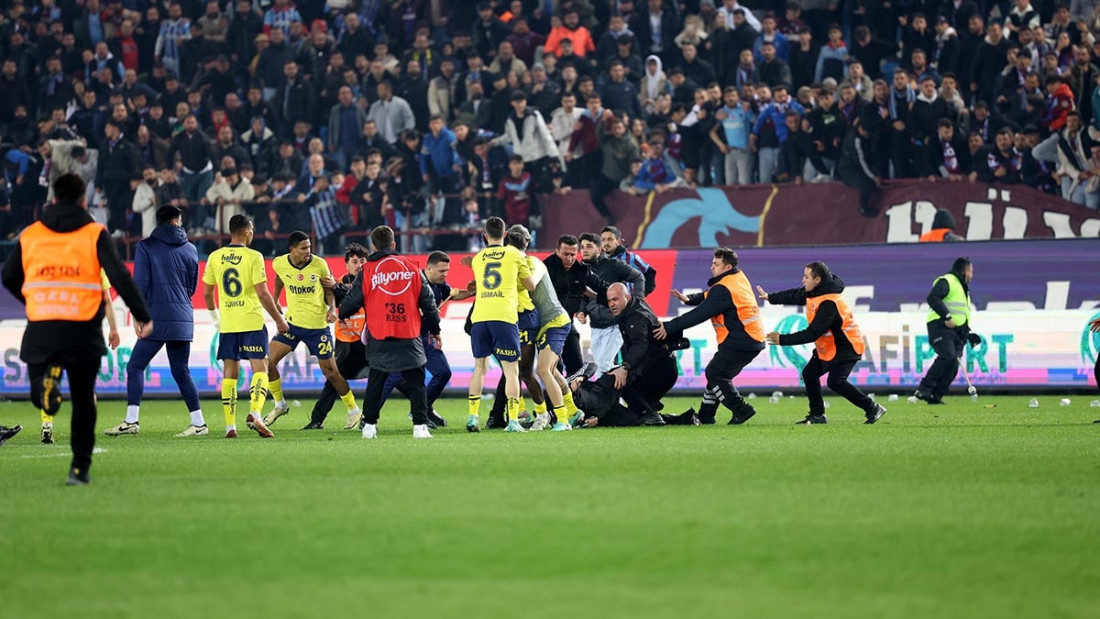 Trabzonspor šest mečeva bez gledalaca zbog nereda na meču s Fenerbahceom