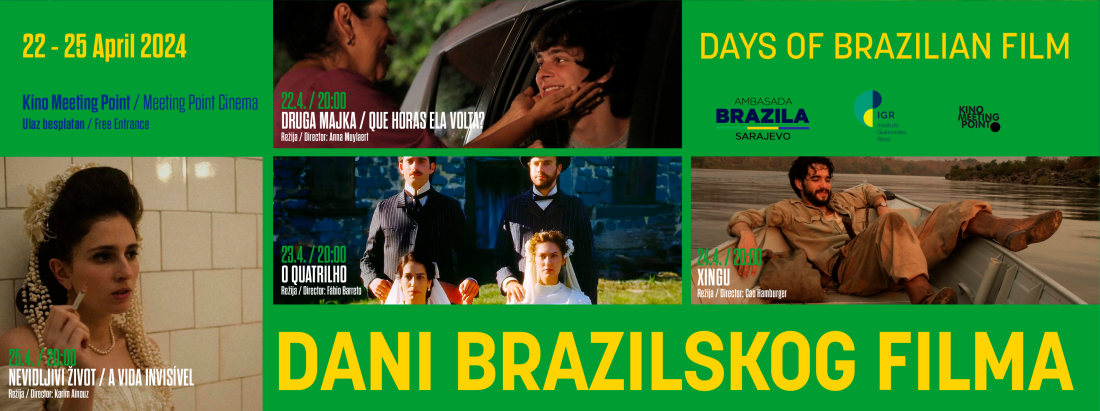 Dani brazilskog filma u kinu Meeting Point, ulaz besplatan