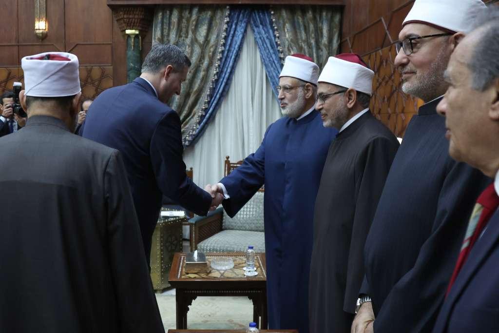 Bećirović u Egiptu razgovarao s velikim imamom Al-Azhara Ahmed Mohamed El-Tayebom