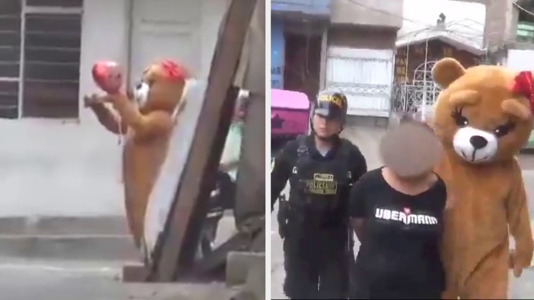 U Peruu kostim 'romantičnog medvjeda' pomogao u hvatanju trgovaca drogom