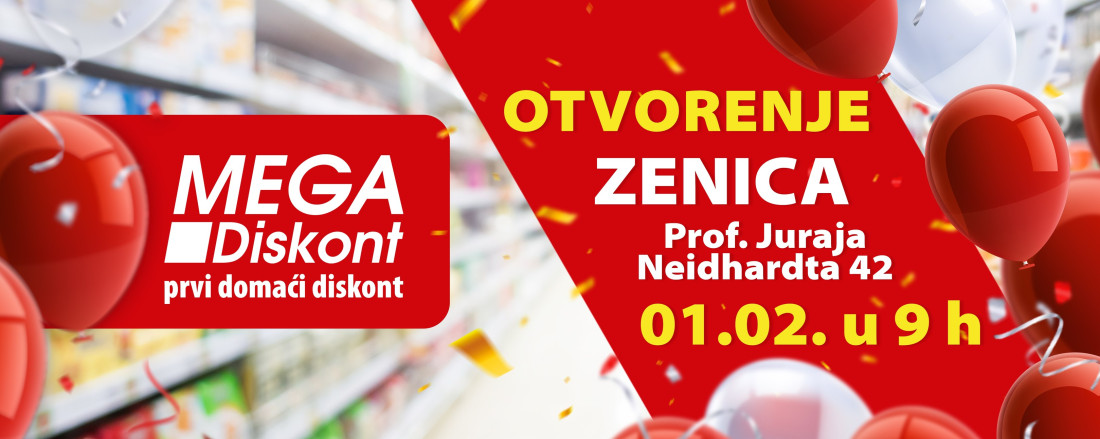 U četvrtak otvaranje MEGA Diskonta Zenica
