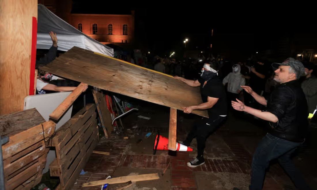 "Užasno nasilje" nad demonstrantima propalestinskog kampa u Los Angelesu