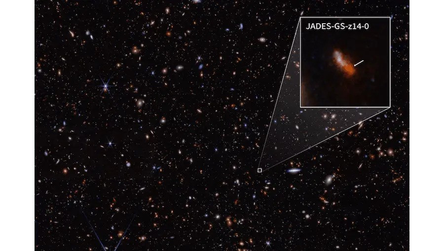 "James Webb" snimio najudaljenijiu poznatu galaksiju