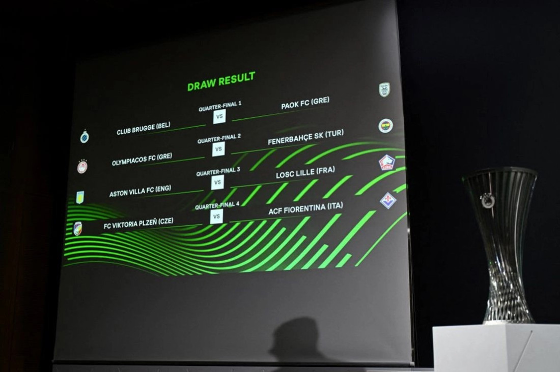Žrijeb Konferencijske lige: U četvrtfinalu duel Olympiacosa i Fenerbahcea