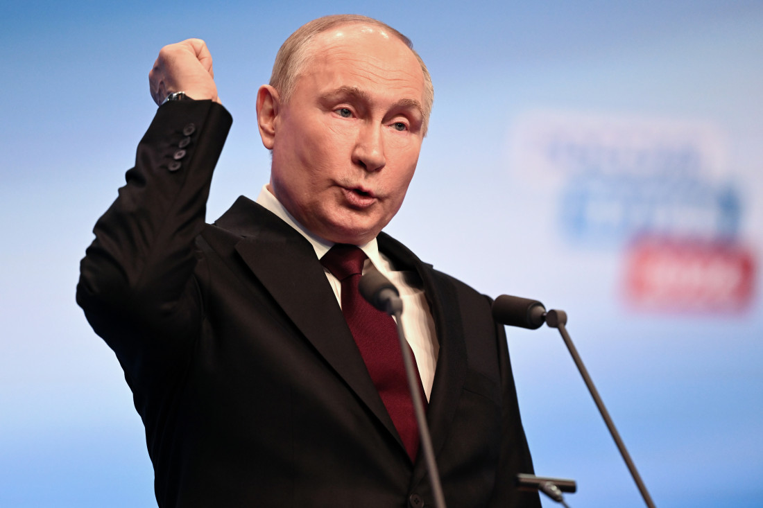 Putin u pobjedničkom govoru rekao da Rusija ne može biti zastrašena