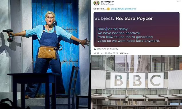 BBC umjesto glasa glumice upotrijebio vještačku inteligenciju