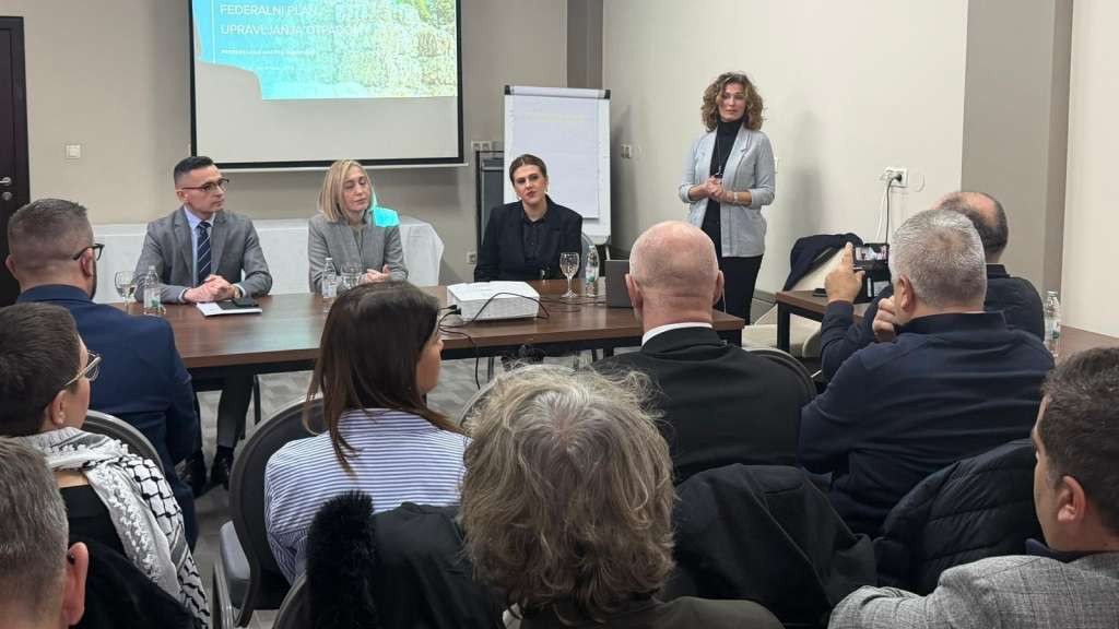 Pozder: Federalni plan upravljanja otpadom u završnoj fazi usvajanja