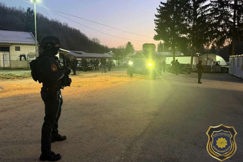 U akciji 'Obruč' na području migrantskog kampa u Blažuju uhapšena jedna osoba