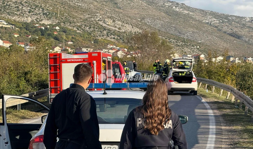 Dvije osobe poginule u teškoj prometnoj nesreći na cesti Mostar - Nevesinje