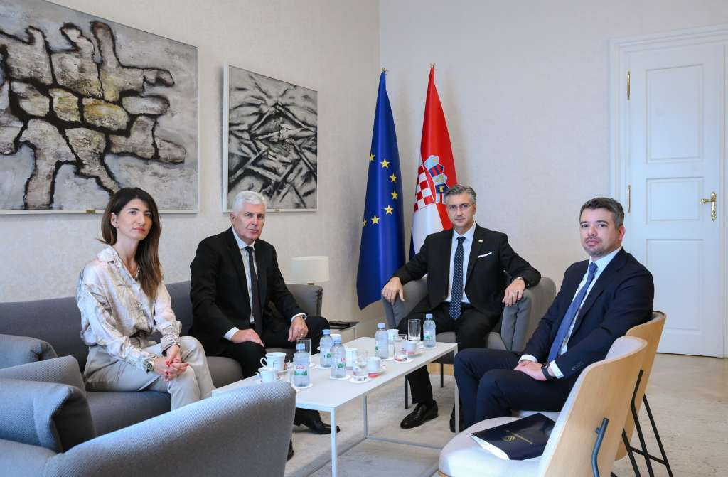 Čović i Plenković: Prioriteti stabilnost BiH, ubrzanje reformi i izmjena izbornog zakona