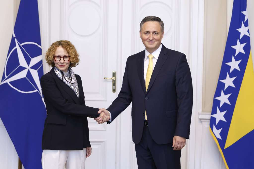 Bećirović sa zamjenicom generalnog sekretara NATO-a: Ne smije biti sigurnosnog vakuuma u BiH