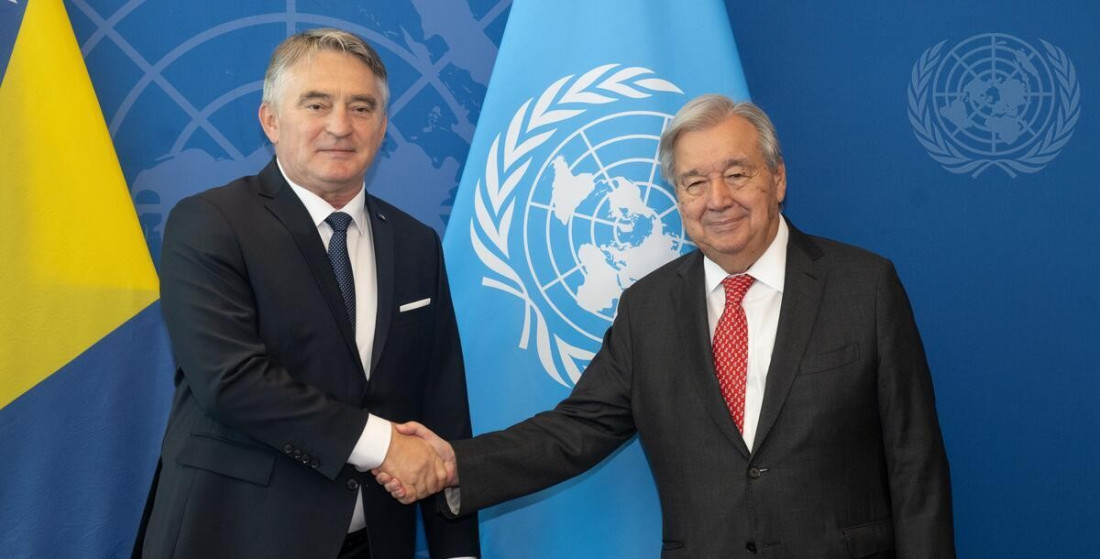 Komšić i Guterres u New Yorku: UN nastavlja podršku BiH, implementirati Rezoluciju o Srebrenici