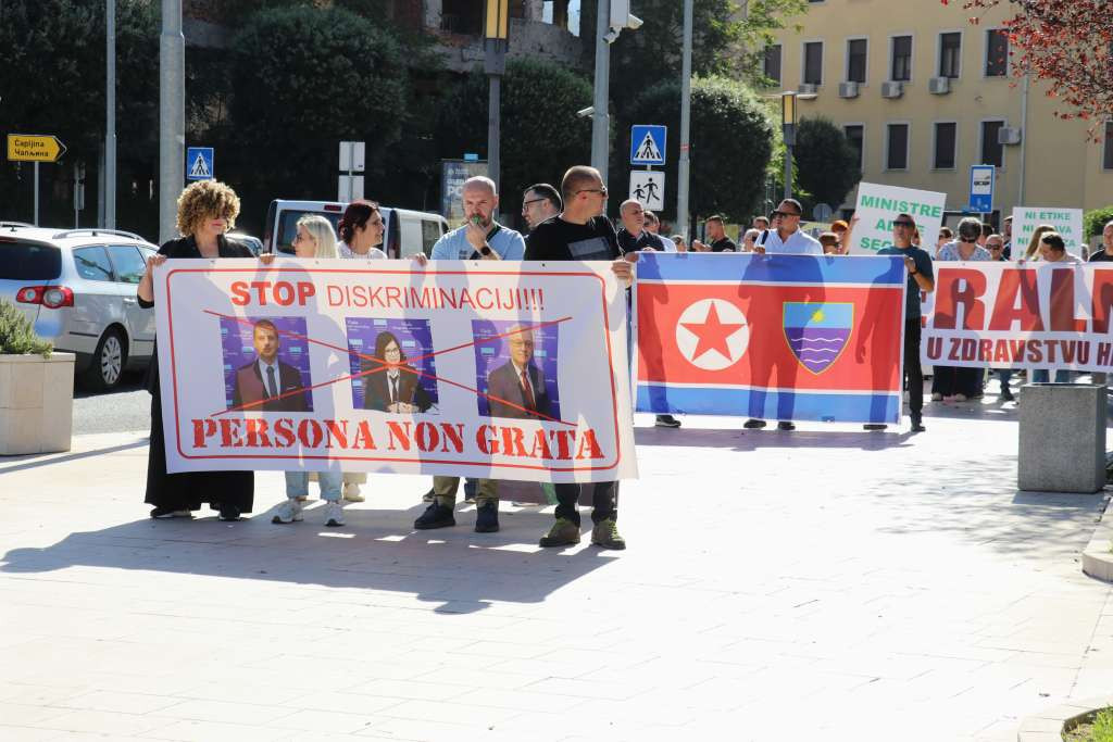 Prosvjed zdravstvenih radnika HNK: 'Pritisci nas neće zaustaviti'