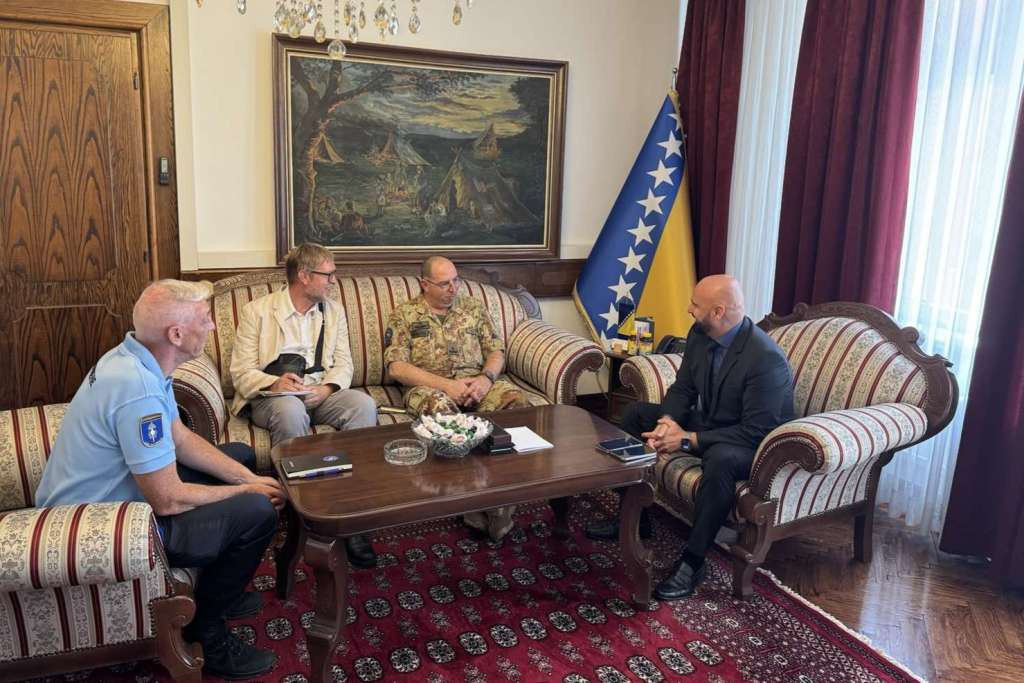 Isak i predstavnici EUFOR-a o aktuelnoj sigurnosnoj situaciji u BiH i saradnji