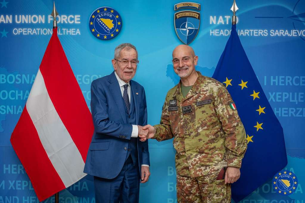 Predsjednik Austrije s generalnom Frondom: Osoblje iz Austrije i dalje ima važnu ulogu u EUFOR-u
