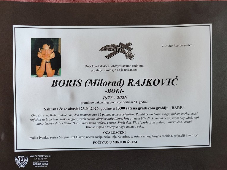 Preminuo heroj odbrane Sarajeva, bio je u komi od 1994. godine