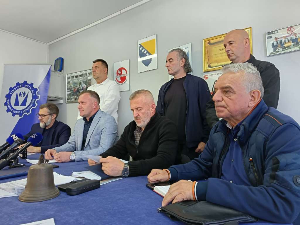 Sindikat metalaca FBiH podržao radnike NŽZ: Ne smije doći do isključenja struje Visokoj peći