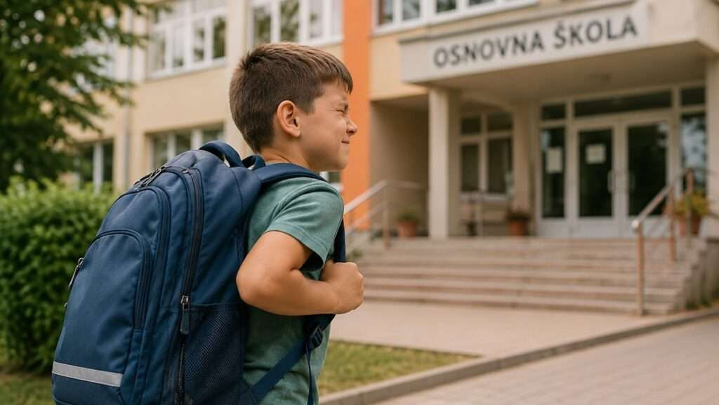 Težina školskog ruksaka ne bi trebala da iznosi više od 10 posto tjelesne težine djeteta