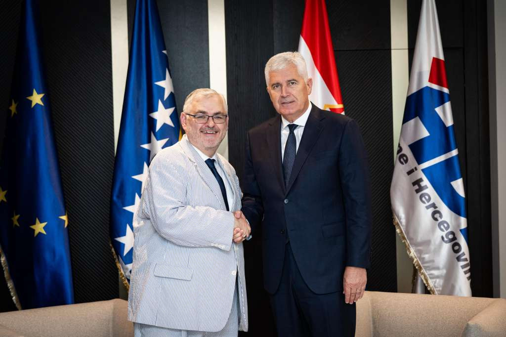 Čović – Crishock: Politički dijalog i dogovor ključni za stabilnost BiH i reformske procese