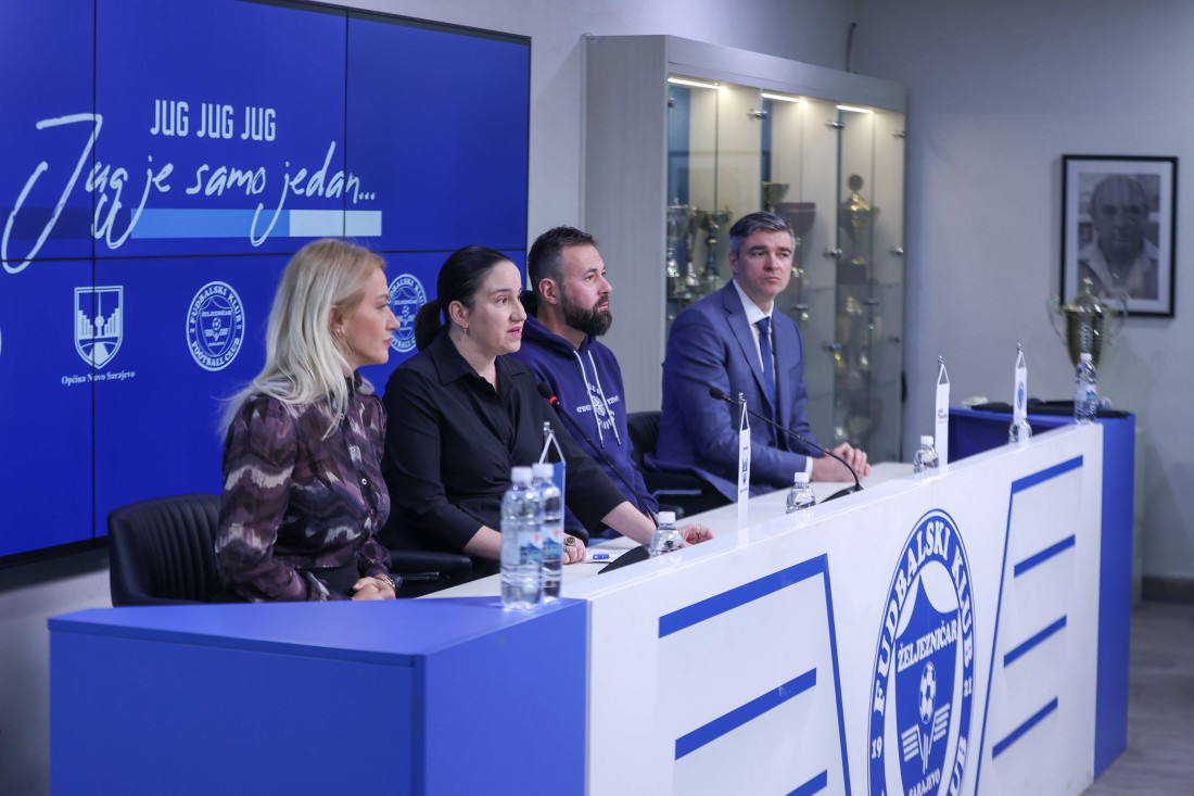 Na stadionu 'Grbavica' prezentirane aktuelne informacije o izgradnji južne tribine